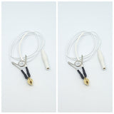 Gold Cup Ear Clip Electrode (Choose One or Two Earclips)