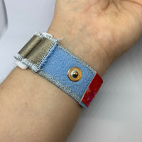 SINGLE Conductive wrist strap for grounding or frequency applications!